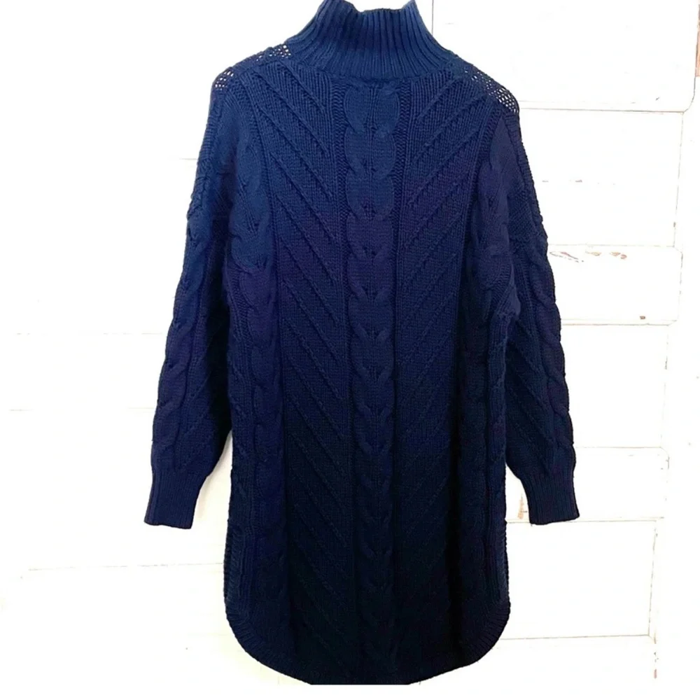 Reiss Laura Cable Knit Sweater Dress - Picture 4 of 7